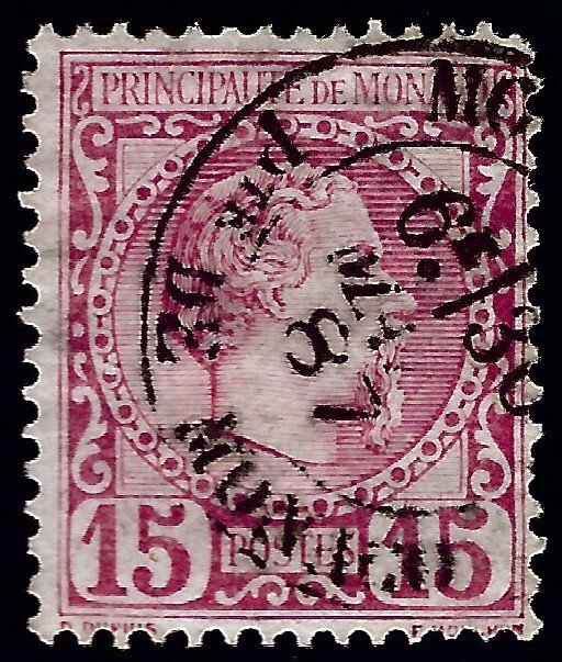 Monaco SC#5 Used F-VF. SCV$18.00..Your Price is up to You!!!