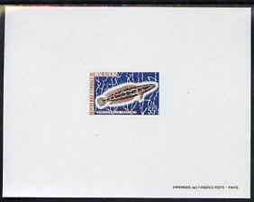 Cameroun 1968 Snakehead Fish 55f de luxe sheet in issued ...