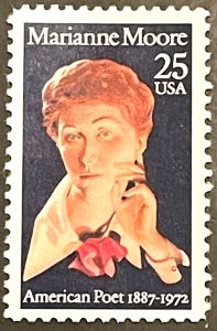 Scott#: 2449 - Marianne Moore 25c 1990 Single Stamp MNH OG