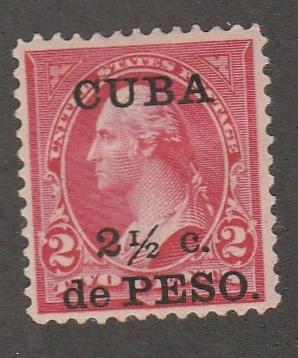 CUBA #223  MINT HINGED