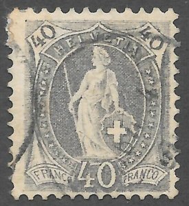 Switzerland (1901) - Scott # 84a,   Used