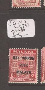 Malaya N. Sembilan Jap Oc SG J233 MNH (2cfy)