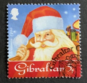 GIBRALTAR 1995 XMAS 5p  SG757 FINE USED