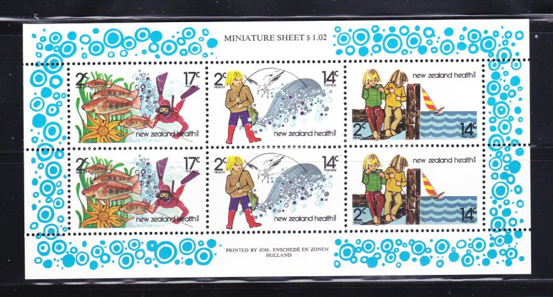 New Zealand B108a Set MNH Fishing (C)