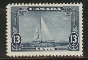 CANADA Scott 216 MH* 1935 13c Yacht stamp CV$9