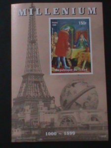 CHAD-1999-MILLENIUN-COLUMBUS DISCOVERED AMERICA -RARE IMPERF MNH-S/S-LAST ONE