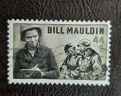 US Scott # 4445; used 44c Bill Mauldin from 2010; FVF centering