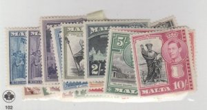 Malta Scott #191-205 Stamp - Mint Set - XYZ