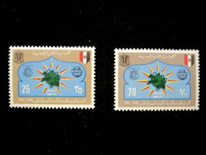 LIBYA - SCOTT# 542-543 - MNH - CAT VAL $21.50