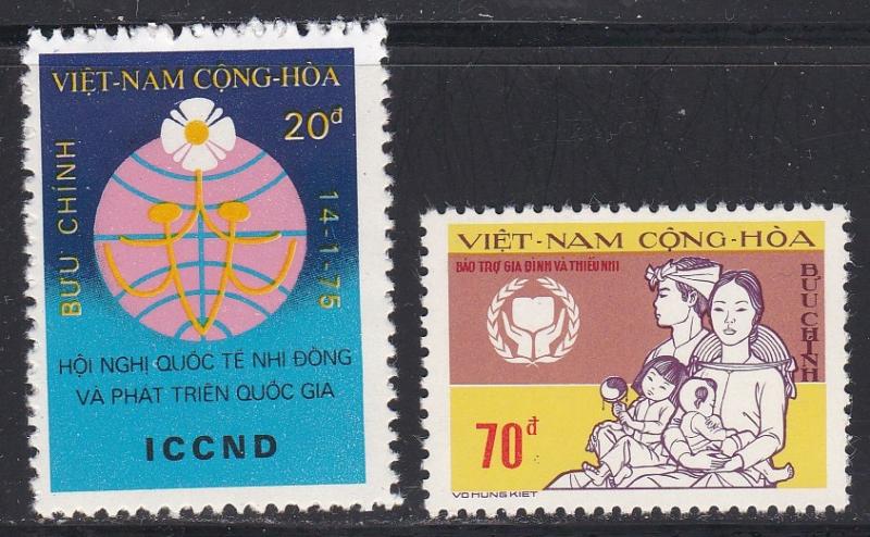 Viet Nam (South) # 504-505, International Conference on Children, NH, 1/2 Cat.
