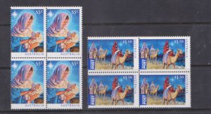 AUSTRALIA - 2011 CHRISTMAS - BLOCK OF 4 - 2V - MINT NH