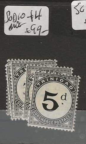 TRINIDAD AND TOBAGO SG D10-14    1D-5D   POSTAGE DUE   MOG   P0212H