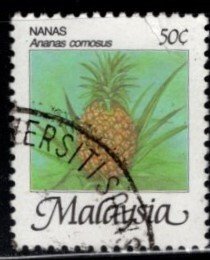 Malaysia - #330 Ananas Comosus - Used