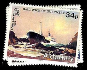 GREAT BRITAIN-ALDERNEY 32-36  Mint (ID # 55100)