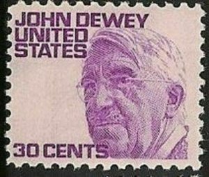 1968 John Dewey Single 30c Postage Stamp - MNH, OG - Sc# 1291