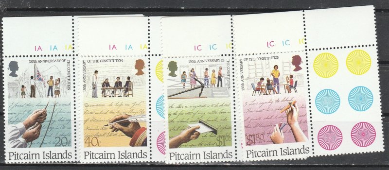 Pitcairn  Is.  315-18   (N**)   1988   Complet