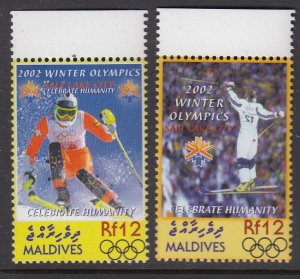 Maldives 2636-7 Olympics mnh