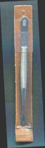 Showgard Tongs #905 Round Tip 4 5/8 Long With Brown Plastic Case