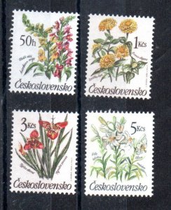 CZECHOSLOVAKIA - FLOWERS - 1990