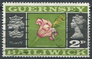 Guernsey  Sc#44 Used, 2p multi, Definitive Series 1971-1973: Views of Guernse...