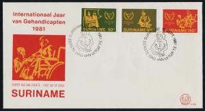 Surinam 580-2 MNH International Year of the Disabled