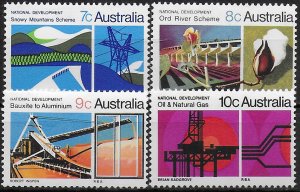 1970 Australia national development 4v. MNH S.G. n. 469/72