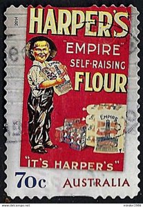 AUSTRALIA 2014 70c Multicoloured, Nostalgic Advertisements-Harpers Flour  Sel...