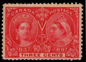 CANADA SCOTT#52 JUBILEE  ISSUE OF 1897 - OGNH - FINE - CV $75.00 (ESP#406)