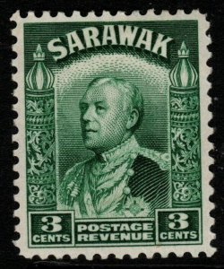 SARAWAK SG108a 1941 3c GREEN MTD MINT