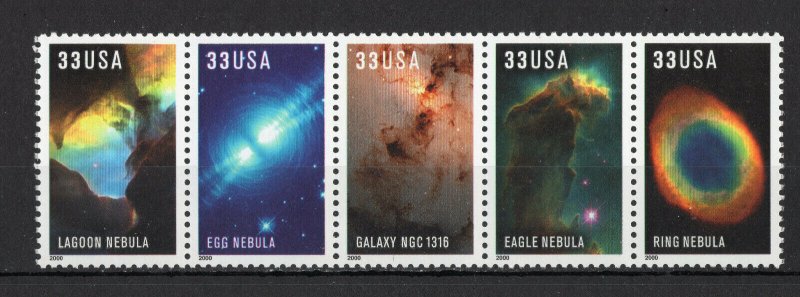 3384 - 3388 * EDWIN HUBBLE *  U.S. Postage Stamps STRIP Of 5 