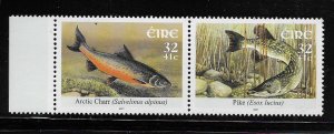 IRELAND, 1345-1346, MNH, PAIR, FISH