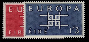 IRELAND QEII SG195-196, 1963 europa set, NH MINT.