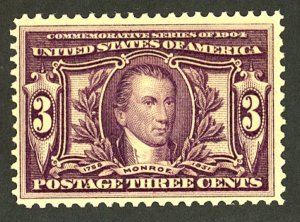 U.S. #325 MINT OG HR