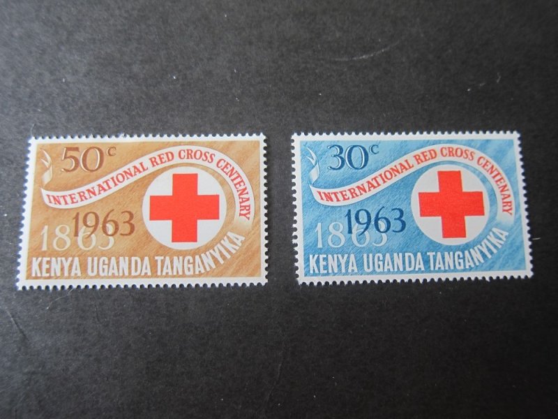 Kenya Uganda Tanganyika 1963 Sc 142-3 set MNH