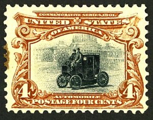 U.S. #296 MINT OG HR