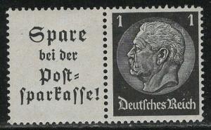 Germany Scott # 415, label A13.2, mint nh, se-tenant, Mi# W99