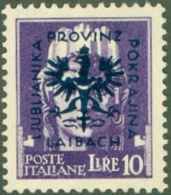 LJUBLJANA N51 MNG CV $10.00 BIN $4.00