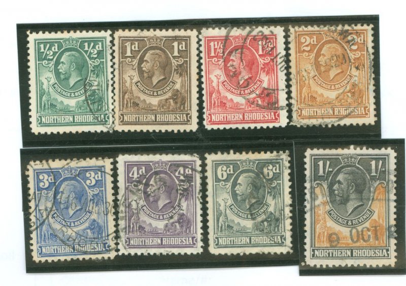 Northern Rhodesia #1-7/10 Used Single (Wildlife)