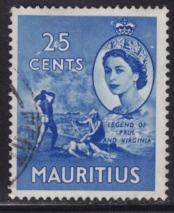 Mauritius 258 Legend of Paul & Virginia 1953