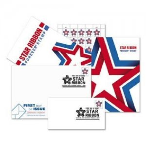 2019 US STAMP - STAR RIBBON - CEREMONY MEMENTO - Scott# 5361 (PO SEALED)