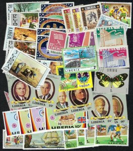 Liberia Collection of 50 Different Stamps