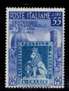 Italy Scott 569 MH* Tuscany stamp centennial