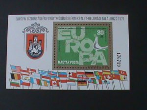 ​HUNGARY--EUROPA'77 STAMP-MNH -S/S- VF- HARD TO FIND WE SHIP TO WORLDWIDE