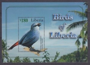 2011 Liberia 5877/B597 Birds 5,00 €