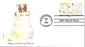 #4404-05 King and Queen of Hearts Edken FDC