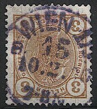 AUSTRIA 1905  Sc 88  3h  Used VF Violet WIEN postmark/cancel