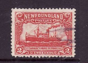 Newfoundland- Sc#164-used 2c Steamship-id9-1929-31-