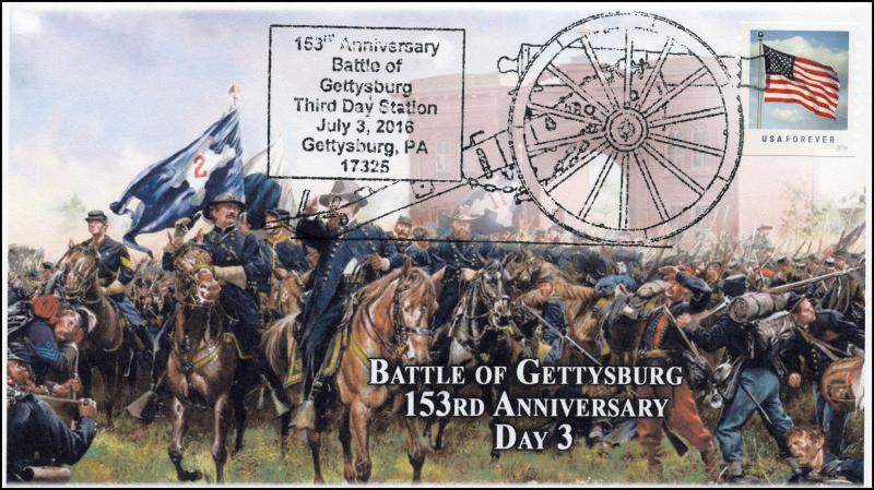 2016, Battle of Gettysburg, 153rd Anniversary,, Day 3, Civil War, 16-343