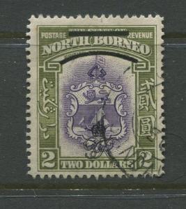 North Borneo -Scott 236 - Overprint Issue-1947 -VFU -Single $2.00. Stamp