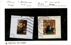 Germany, Postage Stamp, #B959-B960 Used, 2004 Christmas (AD)